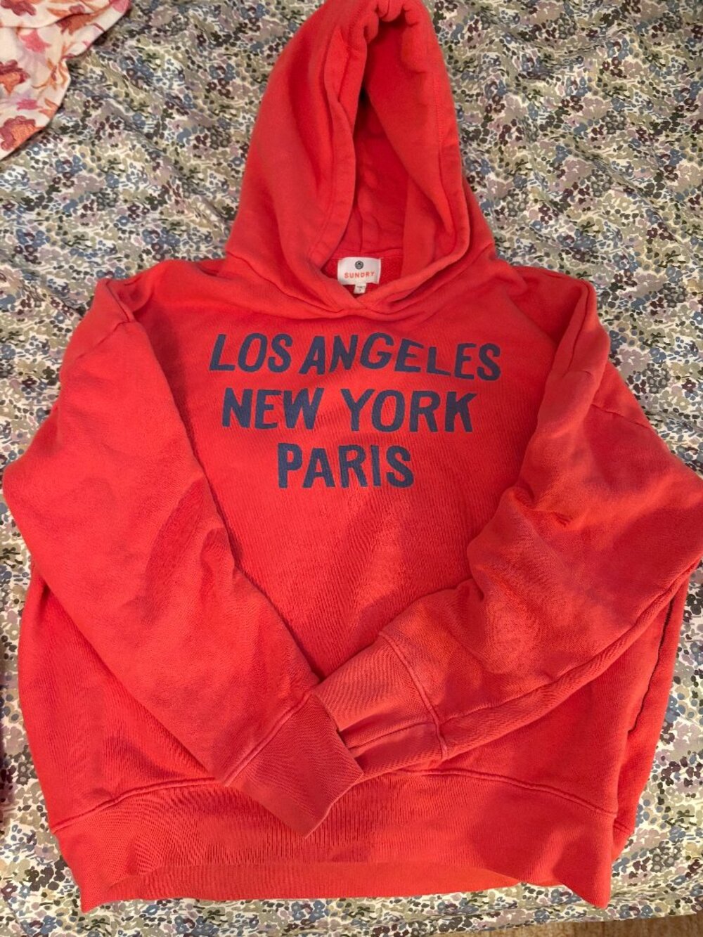 Sundry Hoodie - Los Angeles, New York, Paris - Size 1 (Small)
